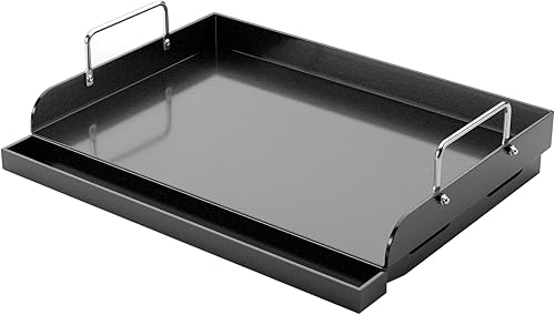 Miniatura 11 de Utheer Plancha antiadherente mejorada de hierro fundido para parrilla de gas, parrilla de doble quemador de 26.7 x 8.6 pulgadas, placa superior