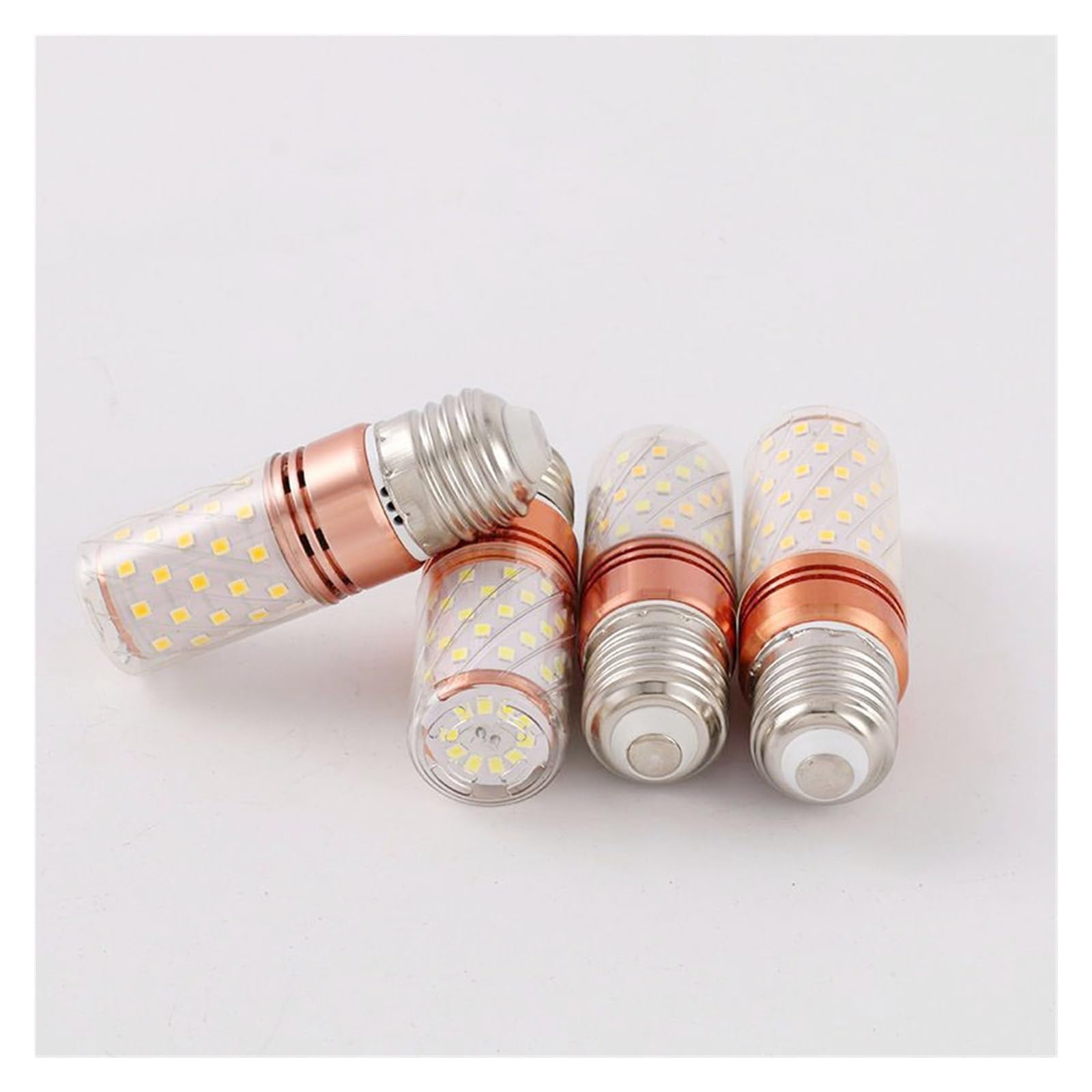 Lampa LED Z Żarówką Kukurydzianą E14 E27 Lampada Jasność Światło Oświetlenie Energooszczędne Niskie ZużYcie Energii(Warm White 220-240V,E27 60led)