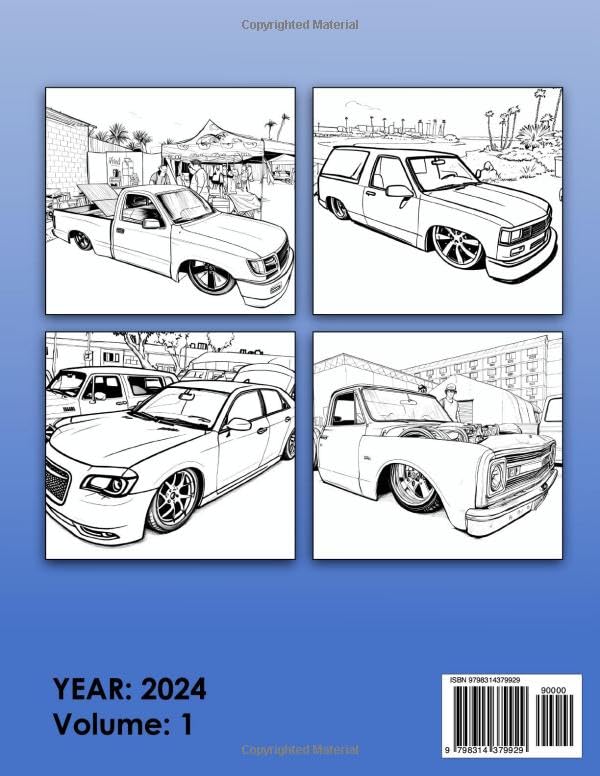 MINITRUCK CAR SHOWS COLORING BOOK: Year 2024 - Volume 1 (MINI TRUCK CAR SHOWS : 2024) image 3