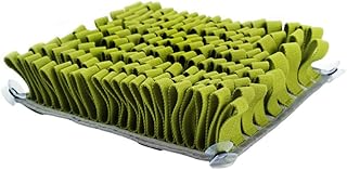Balacoo 1pc Dog Sniffing pad Puzzle Toy Pet Snuffle Mat Pet Puzzle Mat Cat Snuffle Mat Puzzle feeders for Dogs Pet Snuffle Pad Dog Training Food mat Dog Snuffle mat Plush Dog Food bite