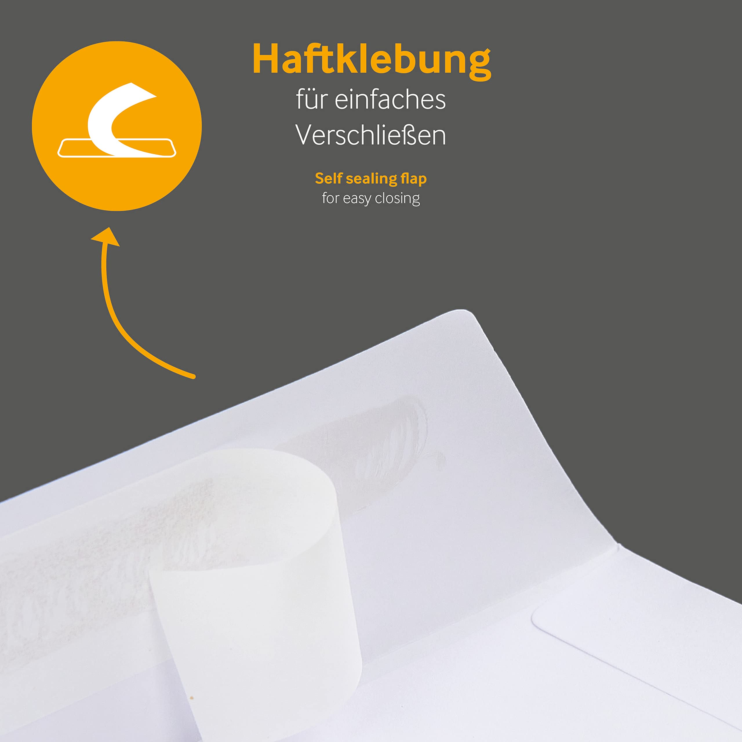250 Stück, Versandtaschen, DIN E5, Haftklebung mit Abziehstreifen, Gerade Klappe, 100 g/qm Offset, Ohne Fenster, Weiß, Blanke Briefhüllen