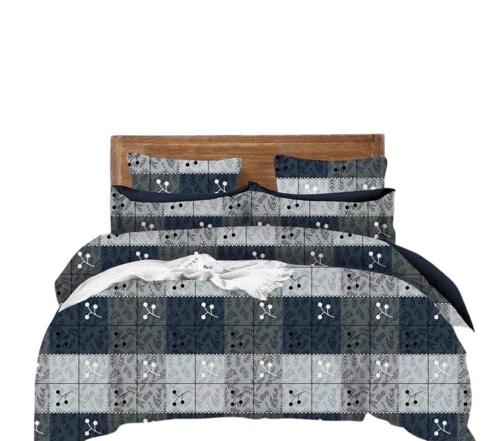 Image of NewDouble Bedsheet with Two Pillow Cover King Size Floral Print
