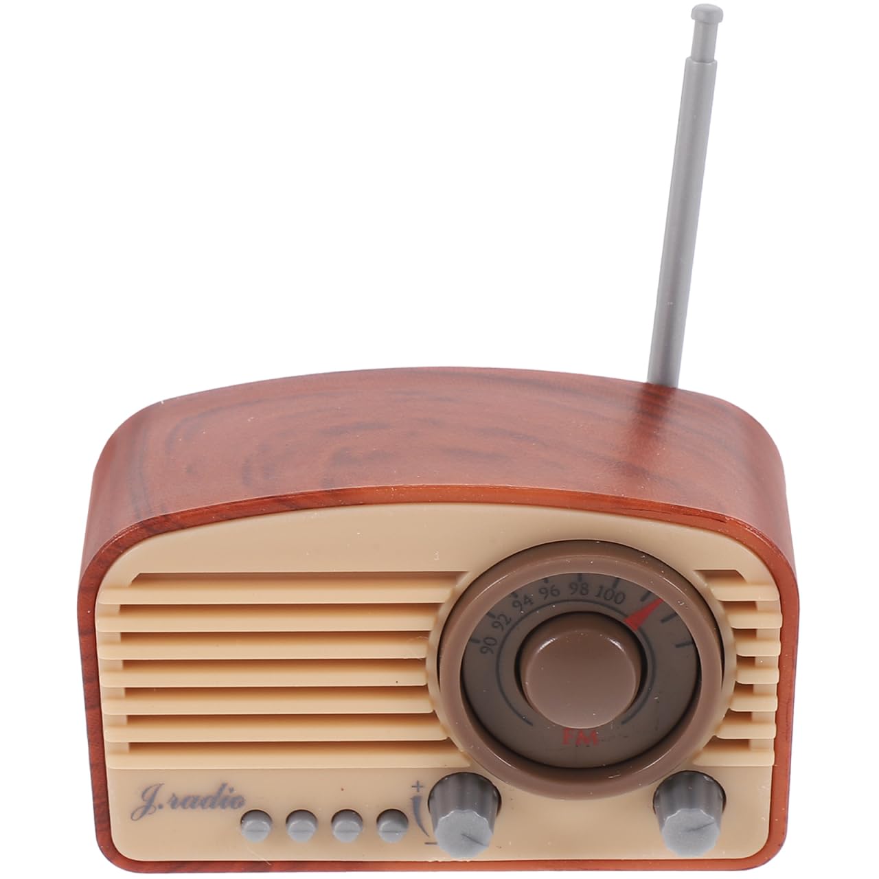 ERINGOGO Miniature Retro Radio Dollhouse Radio Model Photography Props Doll House Furniture Accessories Micro Landscape Decoration