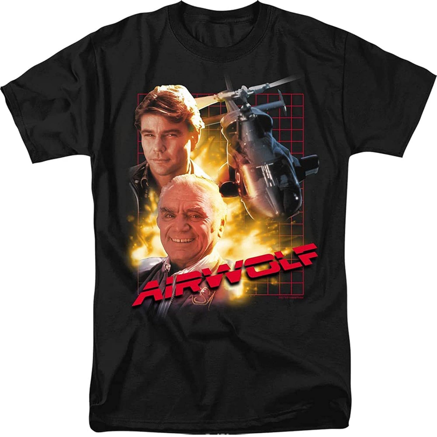 Airwolf Mens T Shirt Size XL Black
