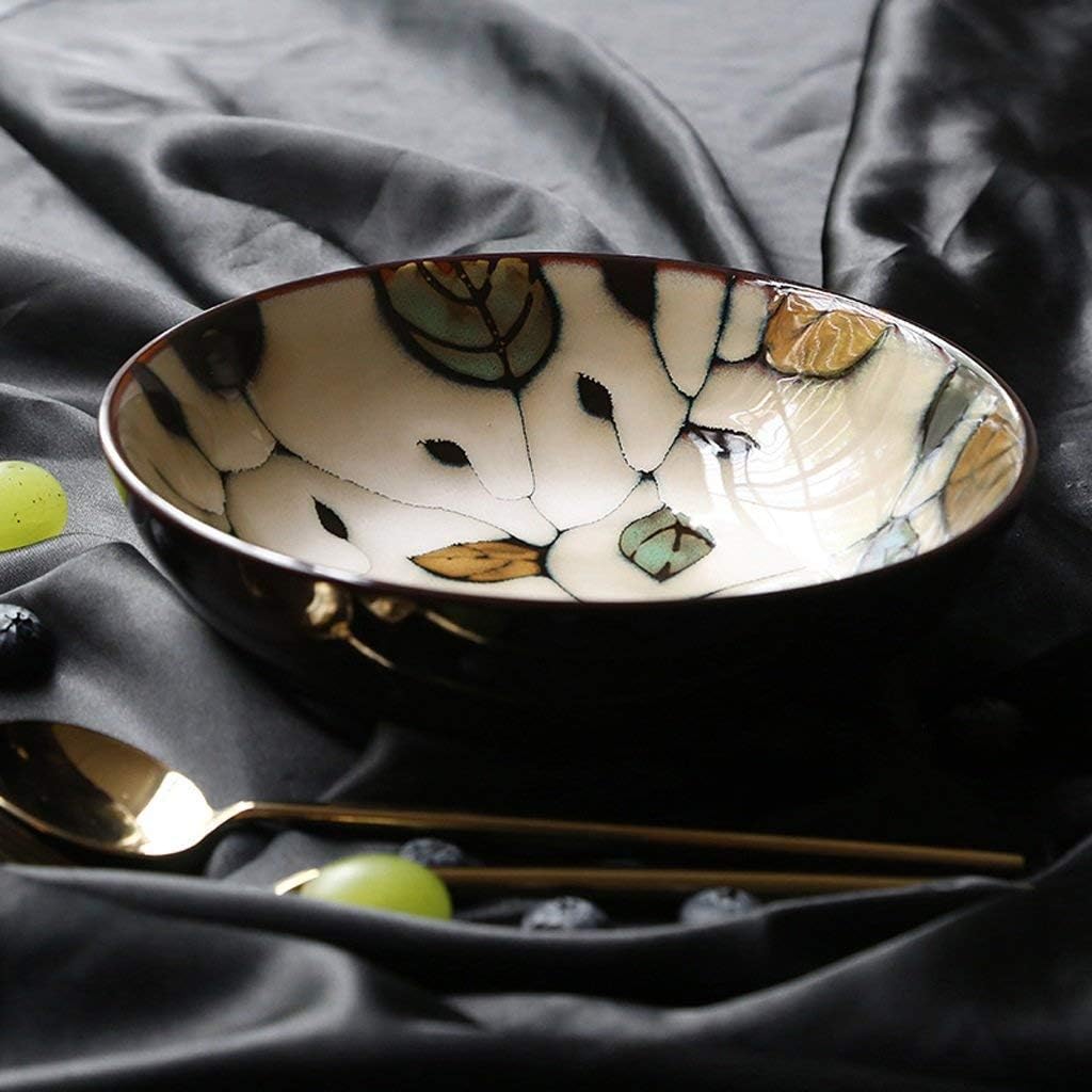 Japanese Ceramic Bowl Ramen Bowl Soup Bowl Rice Bowl Home Salad Bowl Creative Instant Noodle Bowl Fruit Bowl
