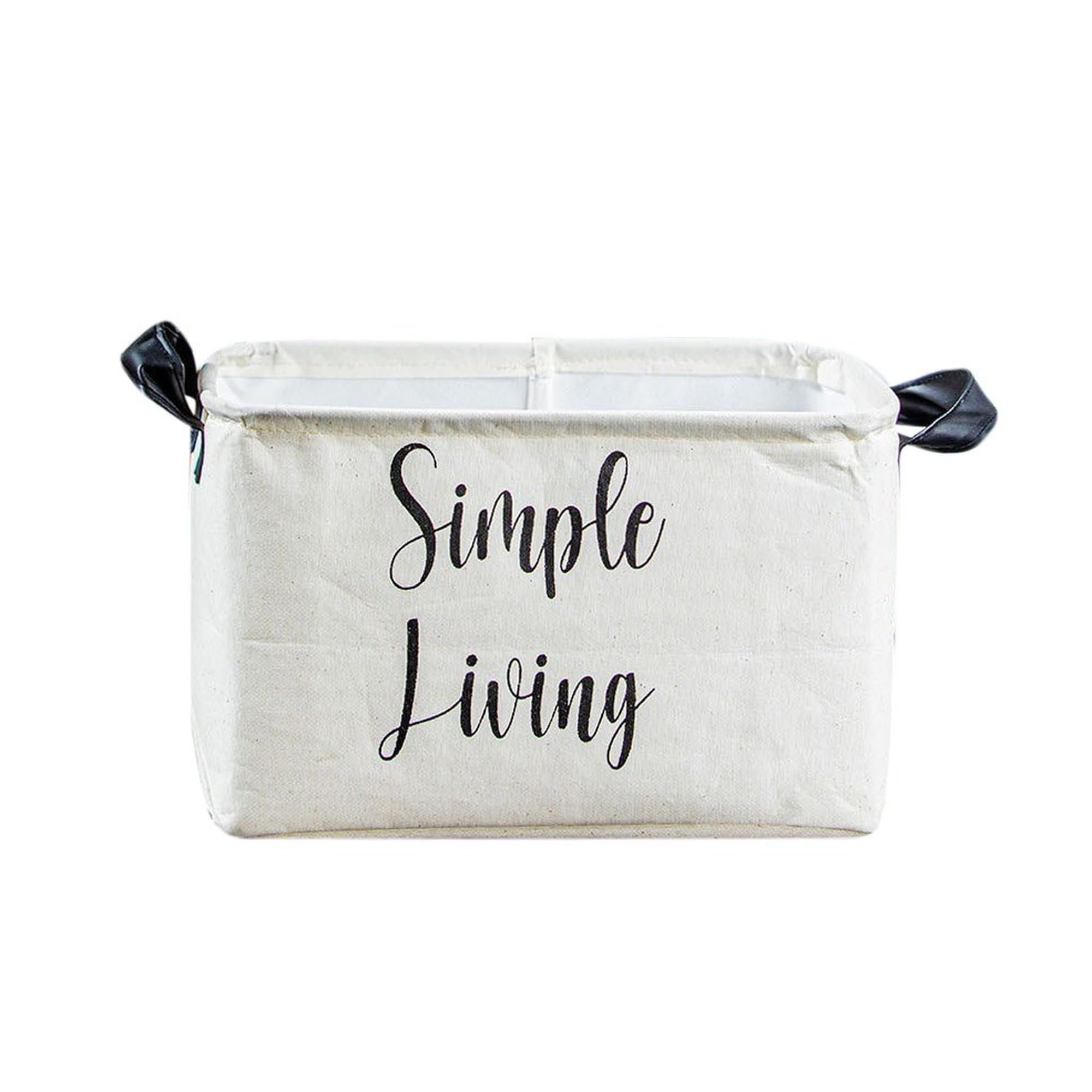 WELL HOME MOBILIARIO & DECORACIÓN White Handles Organizer Bas