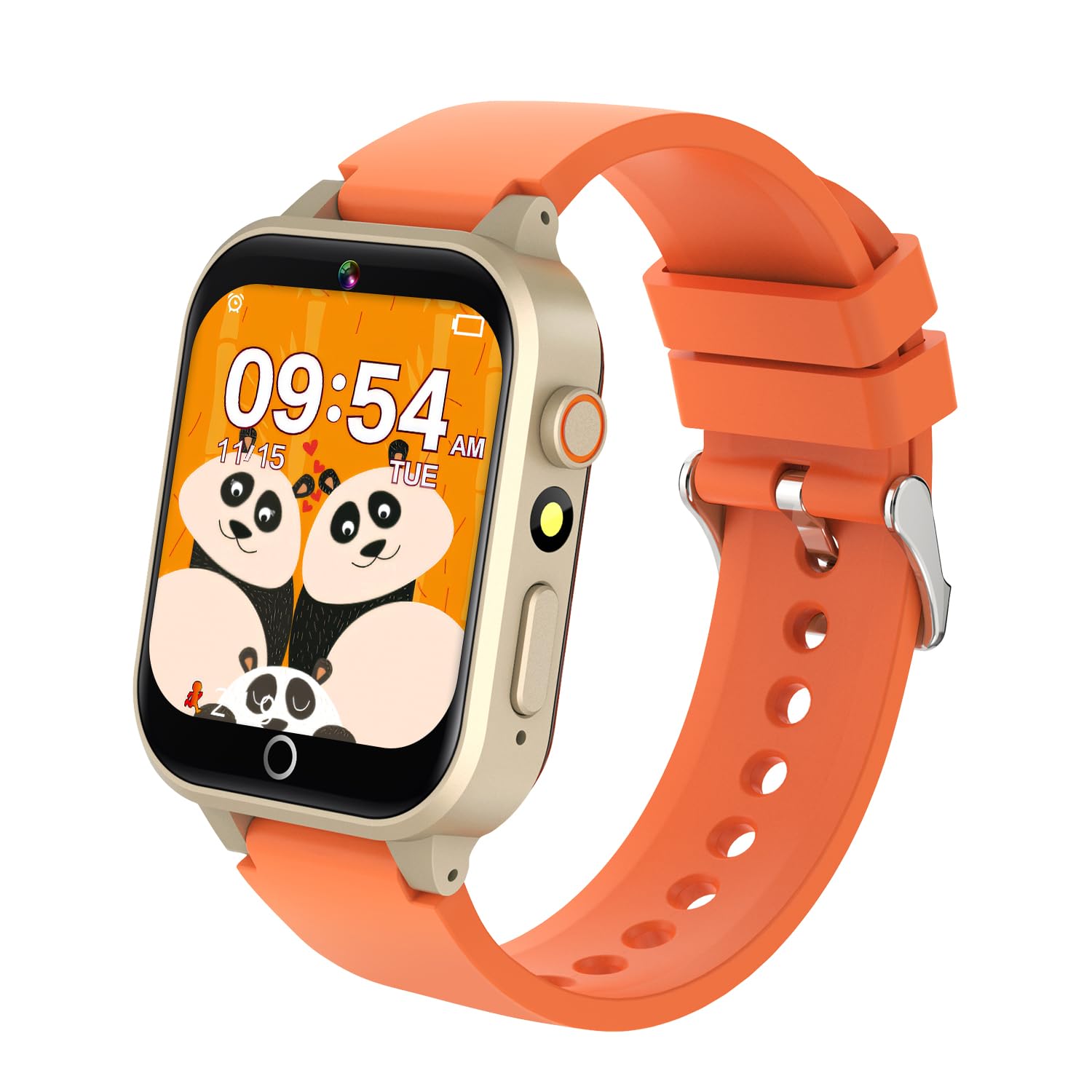 aswan watch Montre Enfant, Jouet Enfant, Montre Connectée Enfant - 26 Jeux, Caméra, Vidéo, Apprendre l'heure, Cadeau pour Fille Garçon, 04 Orange