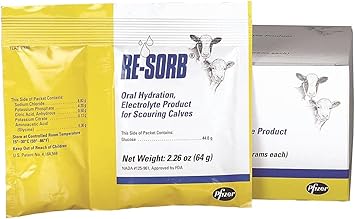 Pfizer Animal Health, 64g 8142 Resorb Electrolyte Packet