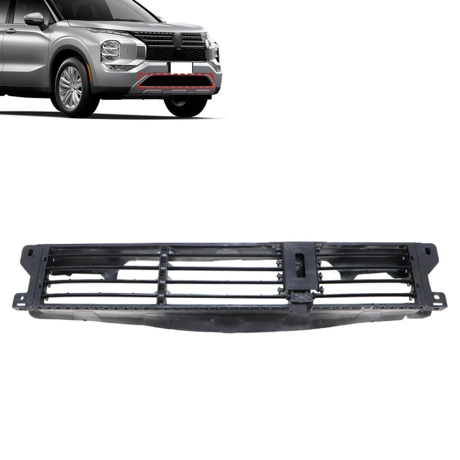 Amazon.com: SecosAutoparts Bumper Lower Front Inner Shutter Grille