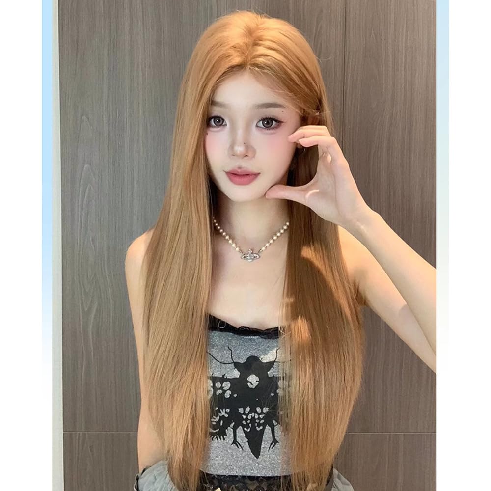 Amazon.co.jp: ギャル系 フルウィッグ かつら ストレート wig 2色