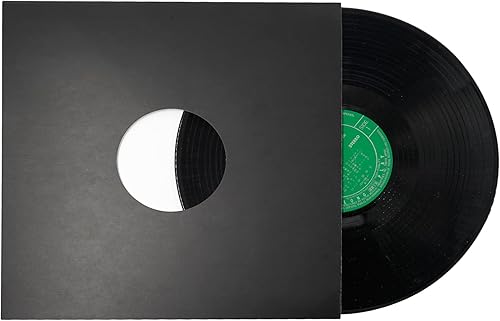 sdroceRyaM Fundas interiores de disco de vinilo de 12 pulgadas, 10 fundas de chaquetas de discos de vinilo, fundas de álbum de papel sin ácidos para