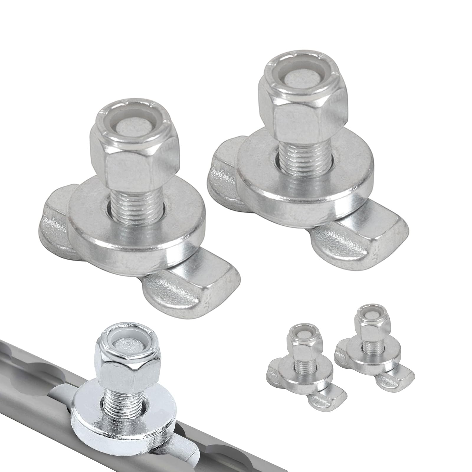Oldbones L-Track Double Lug Threaded Stud with 3/8-24 UNC Thread