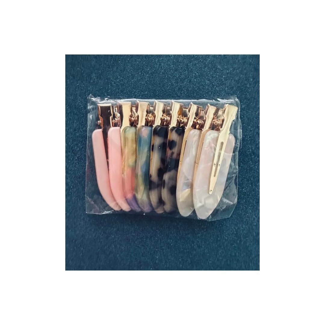 Women's 8-piece Acetate Hair Clip Set