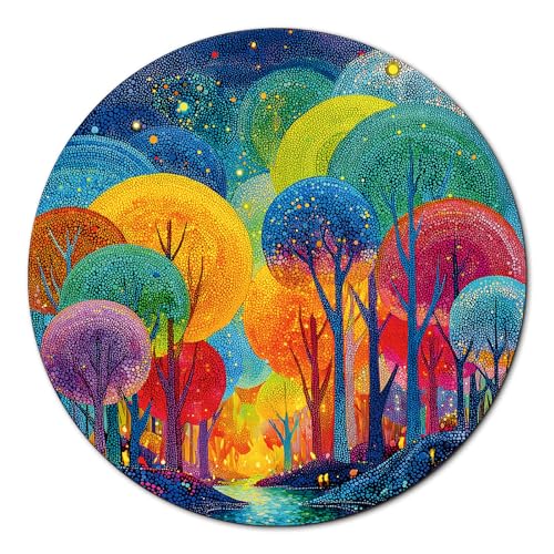 KAAYEE Puzzles for Adults 1000 Pieces Jigsaw Puzzle Polka Dot Tree