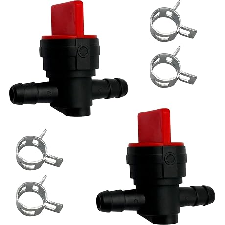 Polymer Inline Shut Off Valve, Best for Fuel Supply Lines and Any 1/4" Lines!