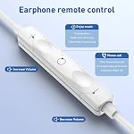 USB C Casques pour iPhone 17 16 15 Pro Max, 2 Ecouteurs filaires de paquet USB C Casques filaires avec Microphone & Télécommande, sons isolants pour iPad Pro/iPad Air, pour Galaxy S26 S25 S24 S23