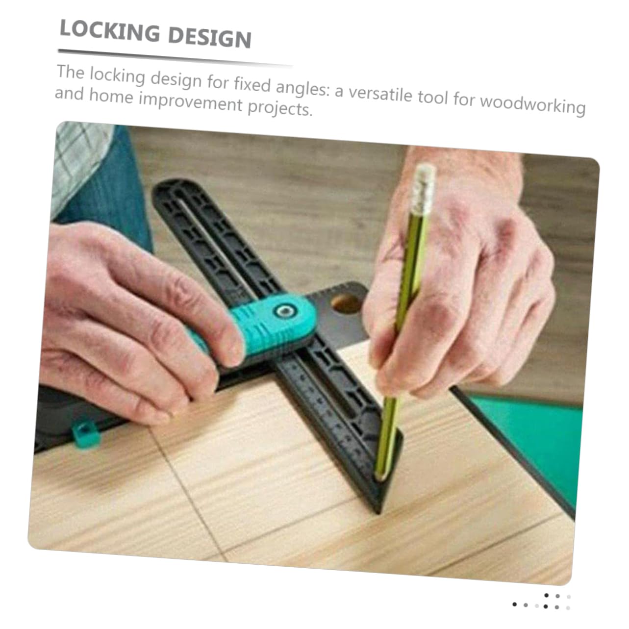 DECOMELODY Woodworking Protractor Miter Angle Finder Metal Protractor for Home Improvement