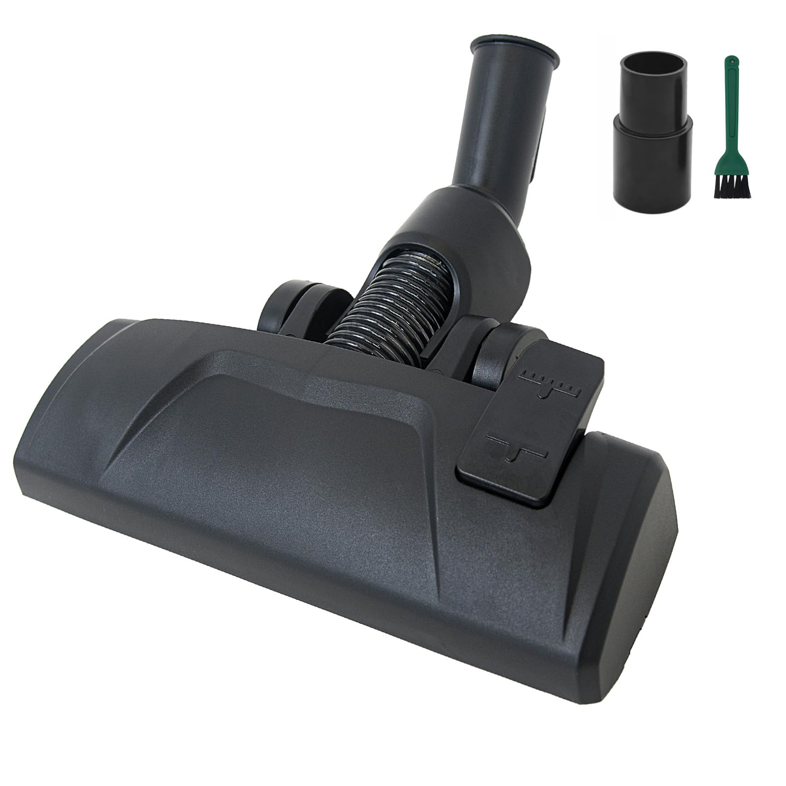 EZ SPARES for Universal Vacuum Cleaner Floor Brush Head, 1 1/4" 32mm 2 Functions Choose (On Floor&Carpet),Vacuum Cleaner Parts Attachment Accessory