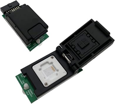 EMMC BGA221 Adapter IC Socket for T48 Programmer 2.0 Double Head Probes Holder BGA221 Adapter Socket Professional