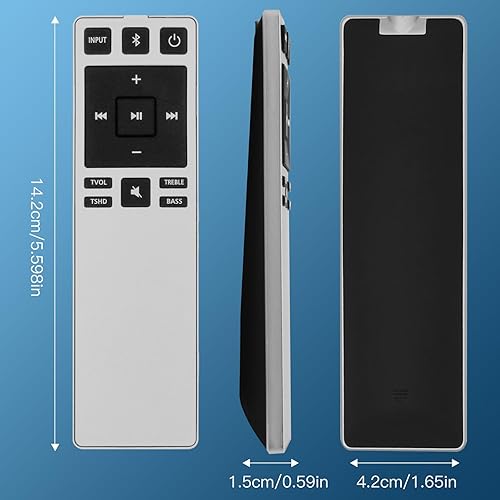 Miniatura 6 de XRS321 Barra de sonido de repuesto con control remoto para cine en casa Vizio para modelos S2920W-C0, S2920W-C0R, S3820W-C0, S3821W-C0, S3821W-C0R