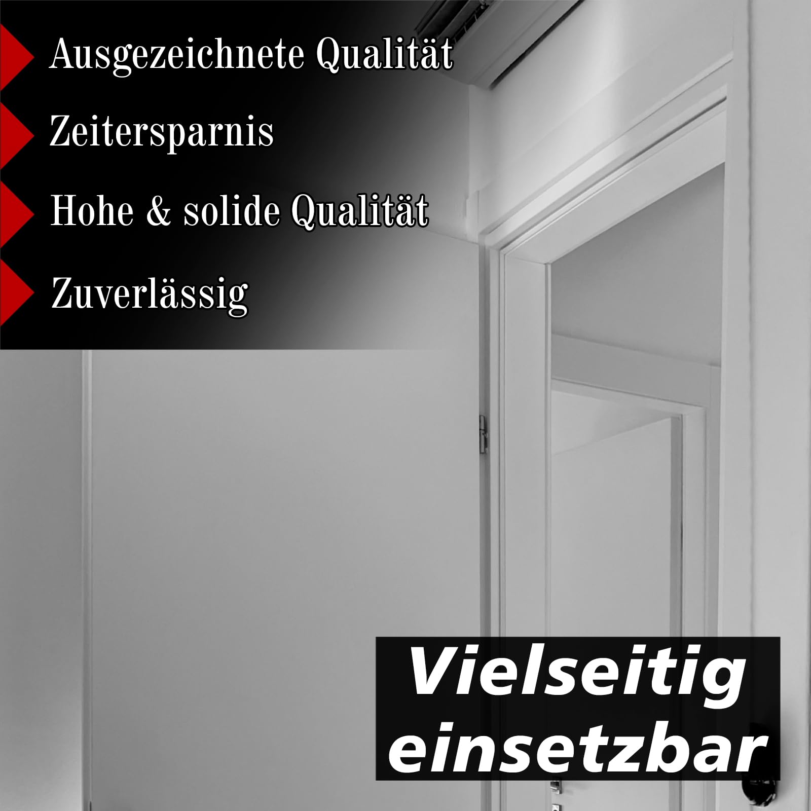 PRIOstahl Türdichtung flexible Dichtung Dichtband Gummidichtung Holztürdichtung - Weiss Länge: 200 Meter Falzbreite: 12mm Haustürdichtung Zargendichtung Zugluftstopper für Türen aus Weich-PVC