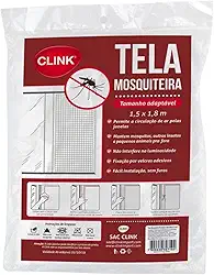Tela Mosquiteiro para Janela 1,5 x 1,8 Clink