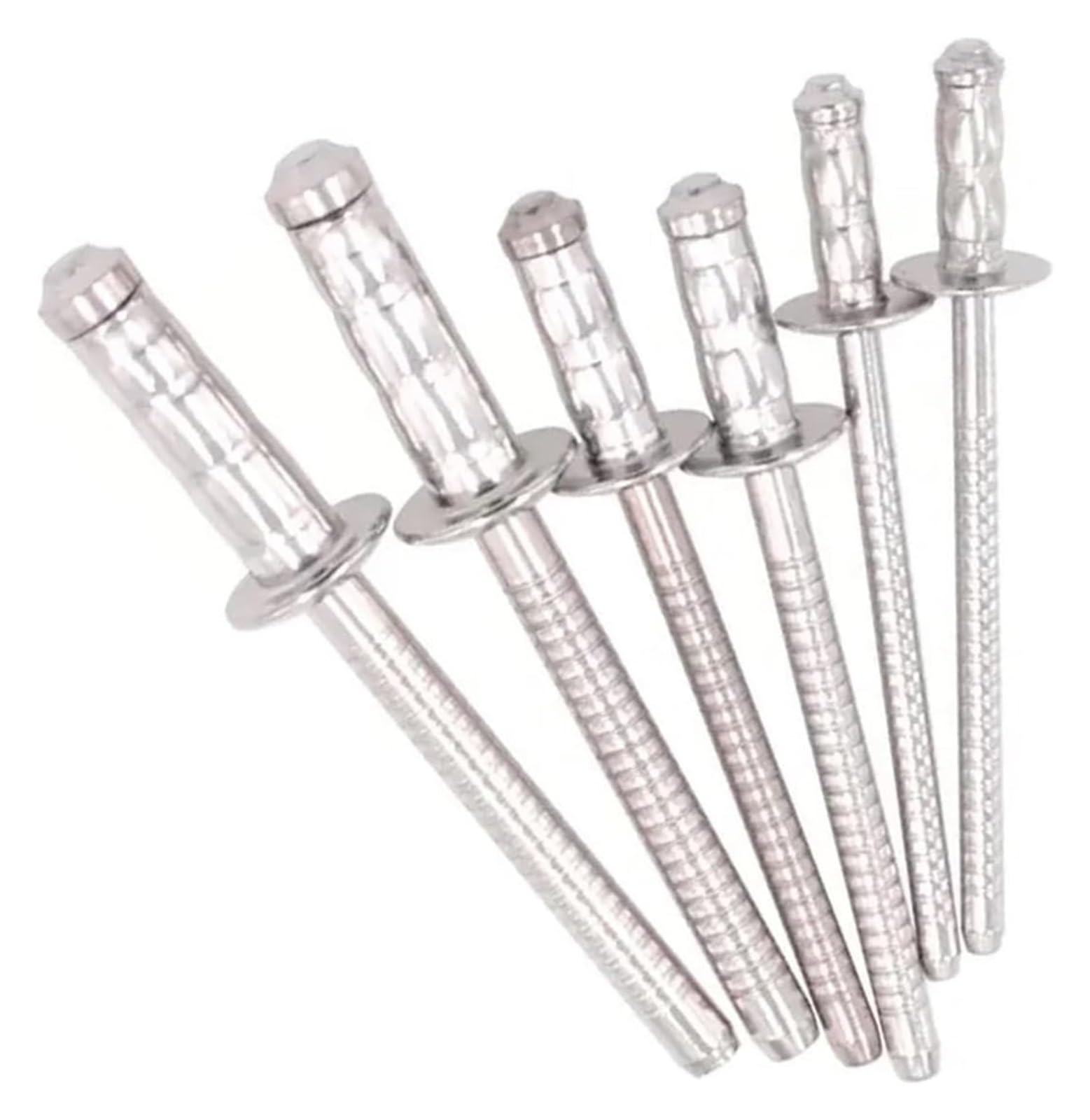 Remaches de brida, remache de acero inoxidable, 30/50 piezas, remache ciego de acero inoxidable de alta resistencia, gran área de apoyo lateral (4 x 8 mm, 50 piezas)(4.8x20 Mm,50Pcs)