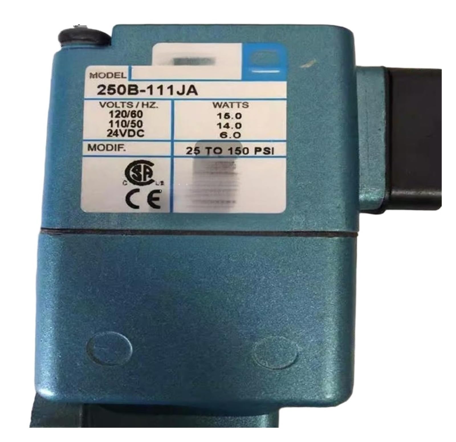 Électrovanne 250B-611JC pour résoudre les pannes de pression
