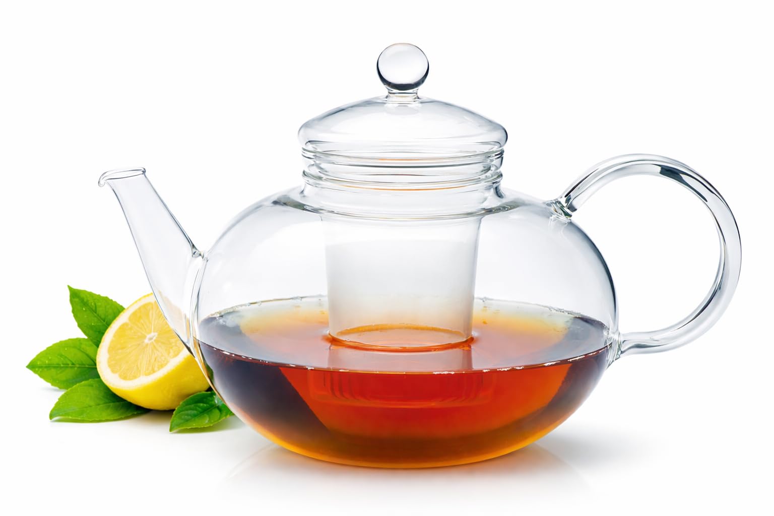 Trendglas Jena Teekanne Miko im klassischen Design mit Glassieb, 2 L
