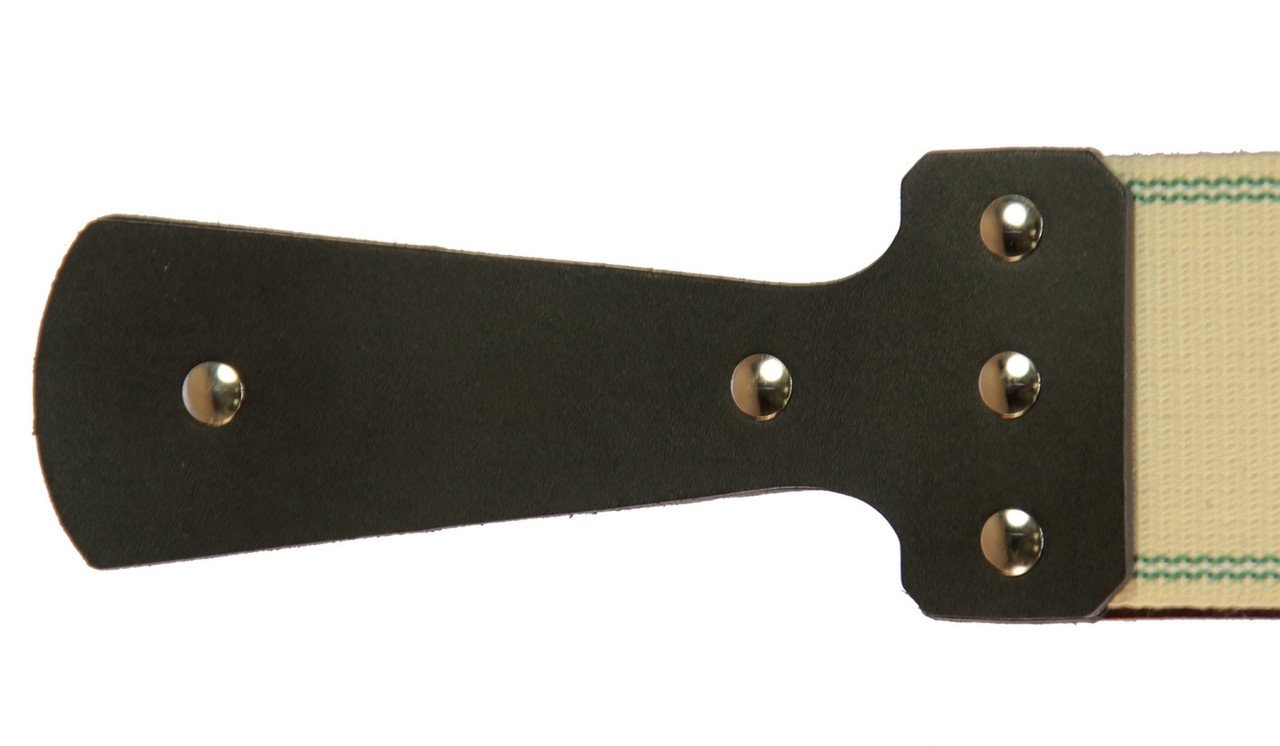Emporium Latigo & Canvas Straight Razor Strop - Made in USA