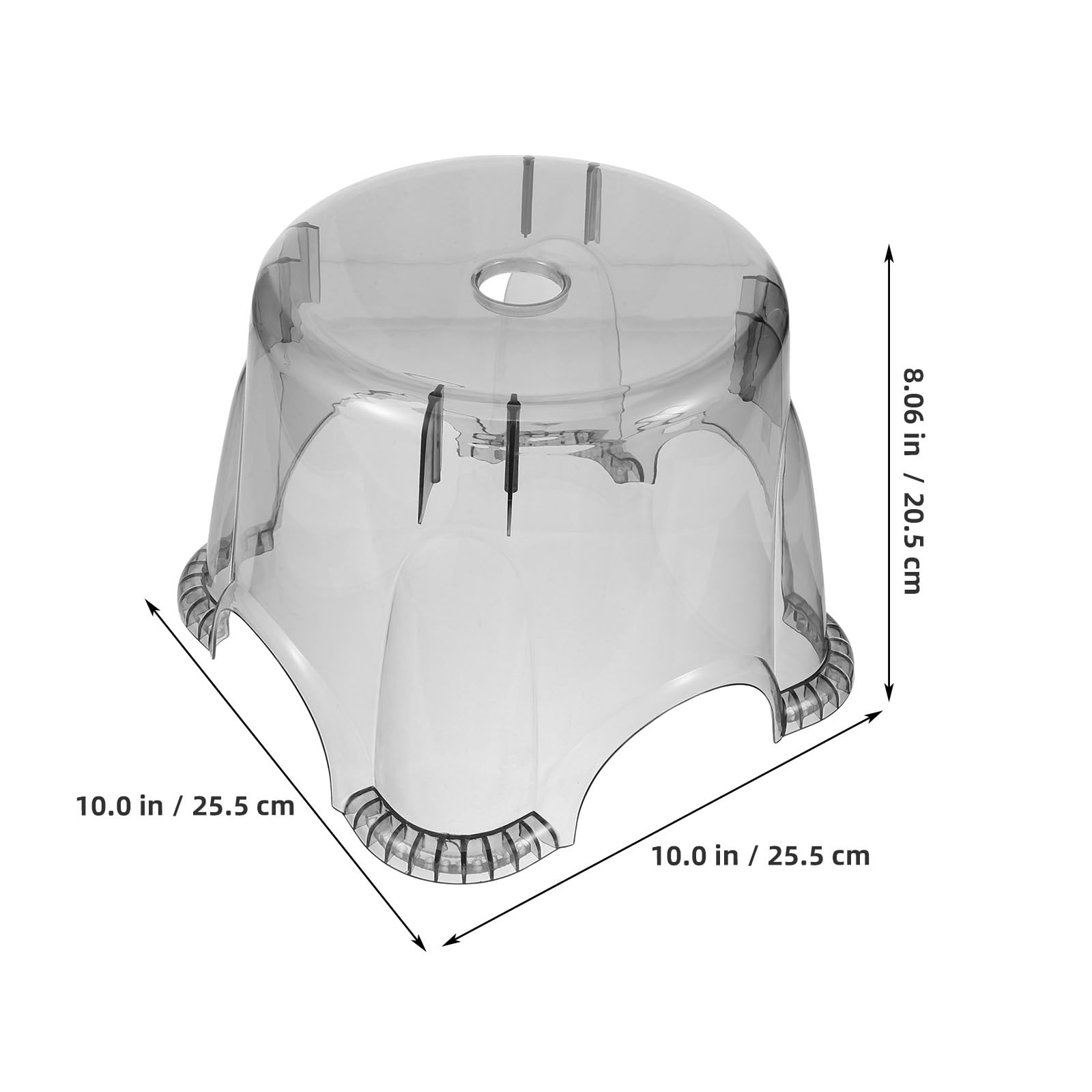 Kinder Tritthocker Transparent Acryl rutschfest 200kg Belastbar Multifunktional Wohnzimmer Bad Fußhocker