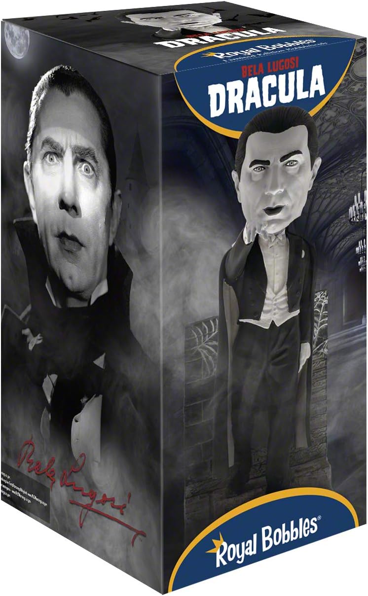 Royal Bobbles Bela Lugosi as Dracula Bobblehead - Limited Edition Black & White Version