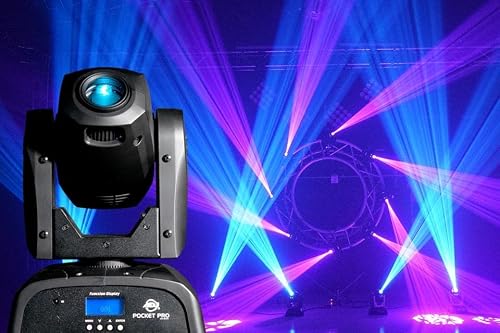 (2) American Dj Pocket Pro High Output Mini Moving Heads With Uc-Ir Universal Remote Control Package #TOP2