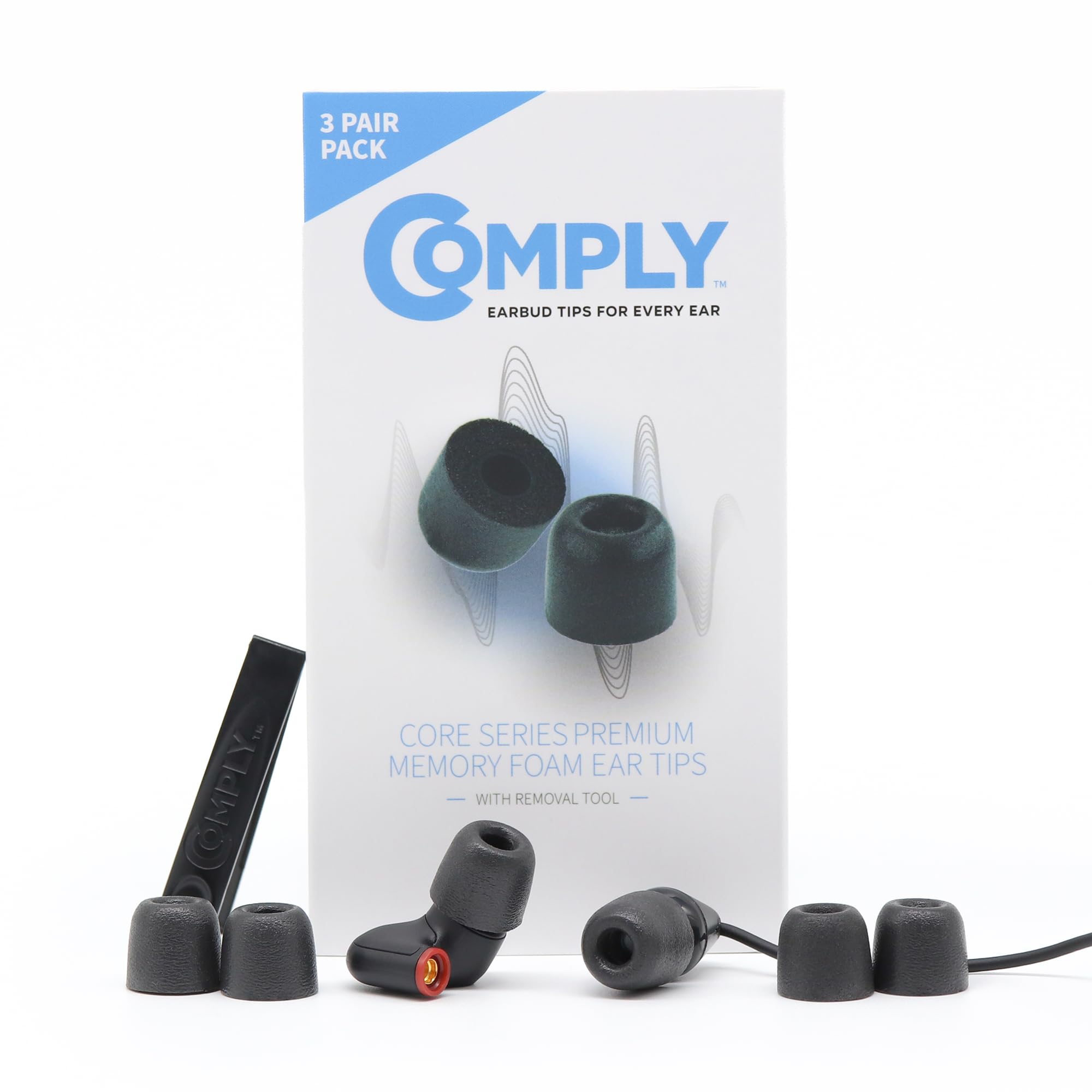 Amazon.com: Comply 200 Core Series Memory Foam Replacement IEM Ear