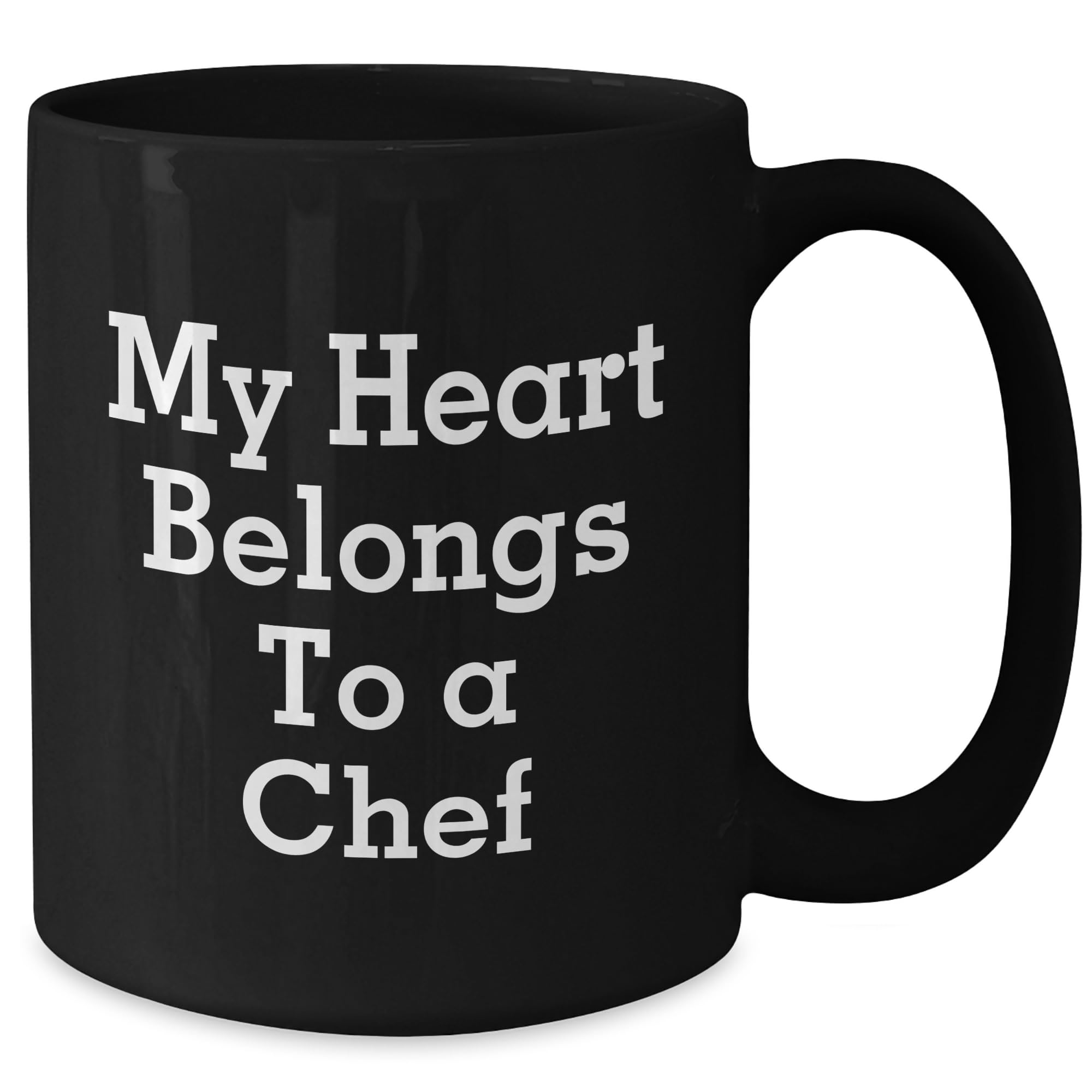 Chef's Heart Belongs To A Mug, Gifts from Men to Chef, Unique Christmas Unique Gift