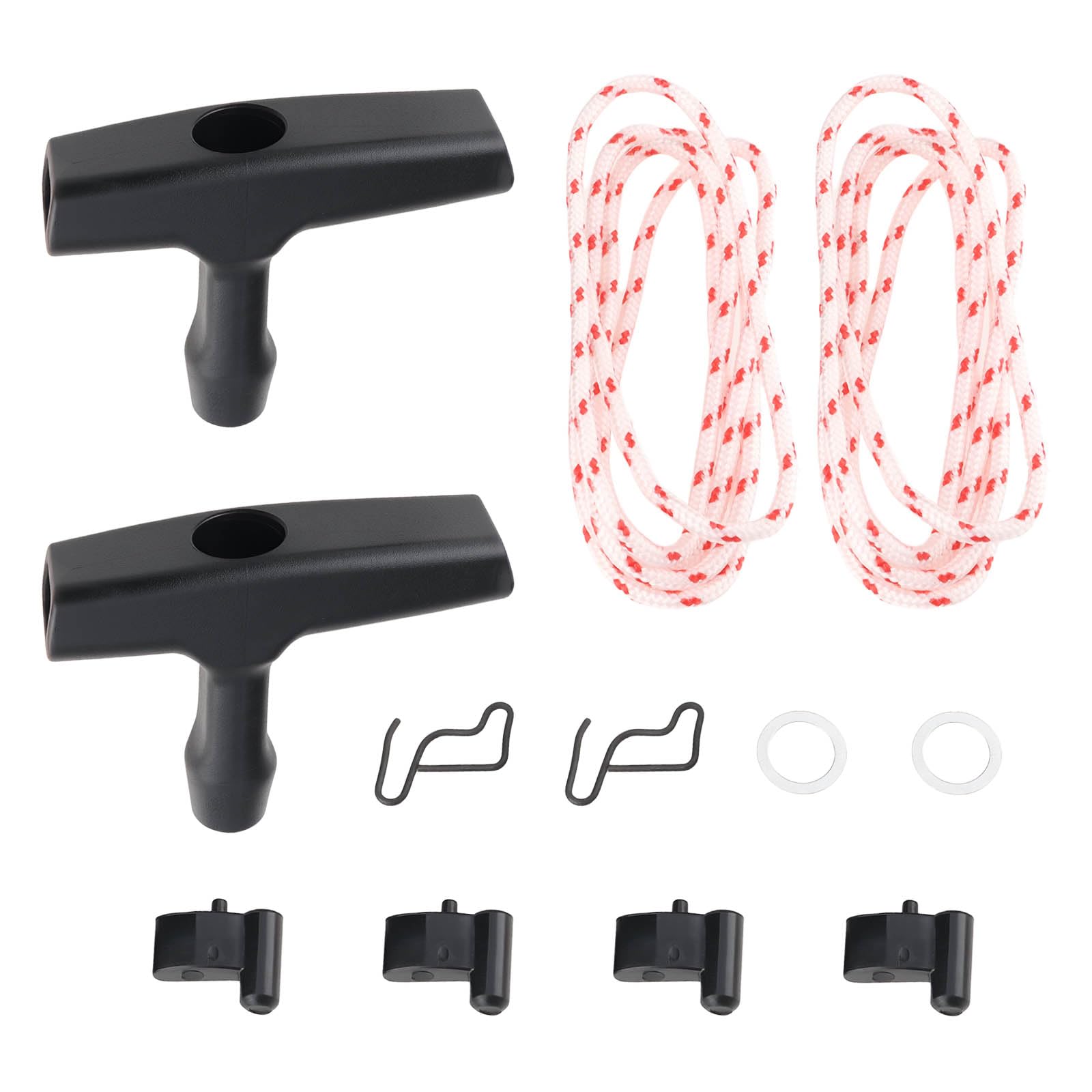 eMagTech 2pcs Starter Pull Cord Kit with Handles Pawls and Seals Compatible with Stihl MS250 MS260 MS290 MS390