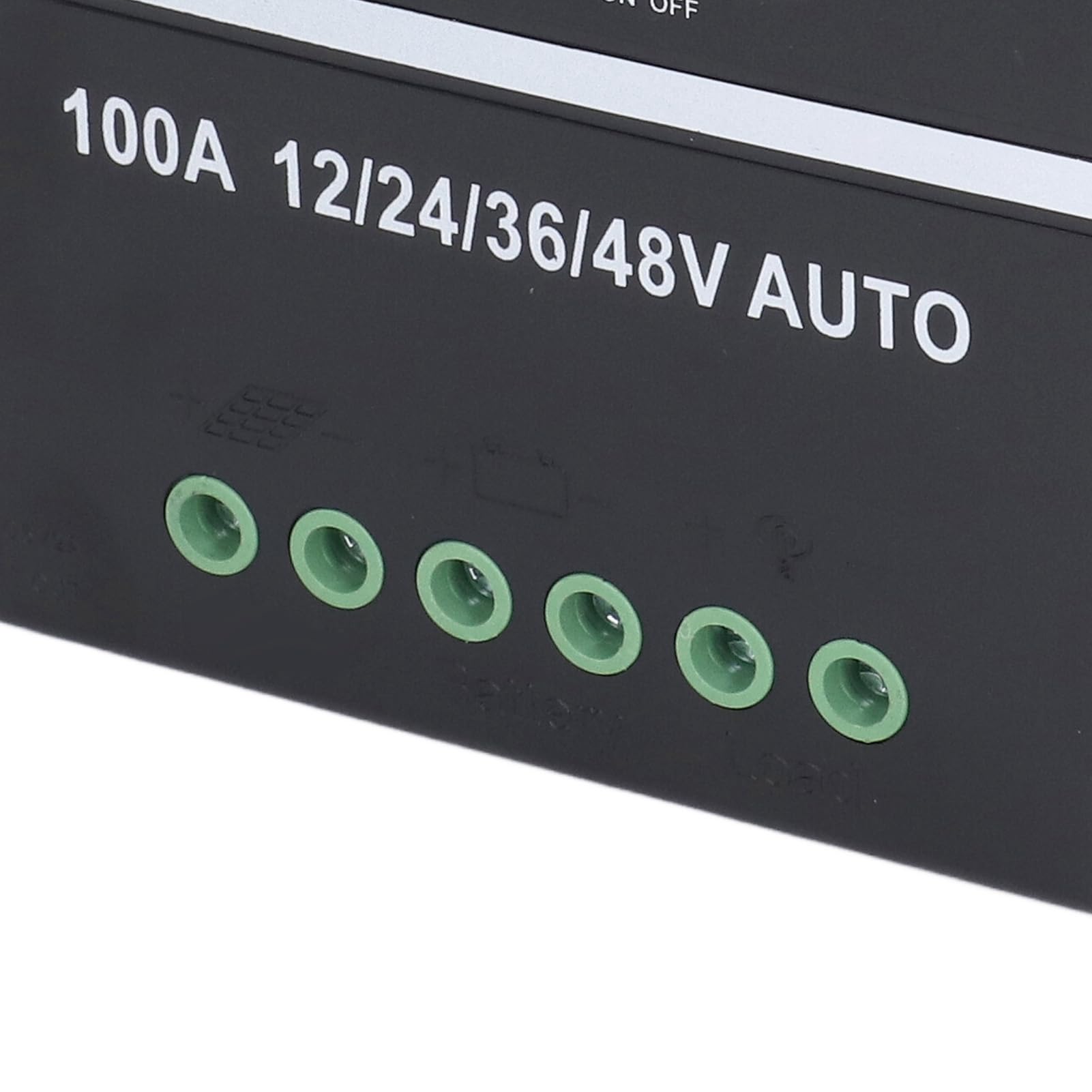 Regolatore di Carica Solare MPPT 100A 12V 24V 36V 48V Adattivo | Regolatore del Pannello Solare, Doppie Porte USB, Display Retroilluminato, ABS, Batterie Al GEL , Off-grid, Sistemi