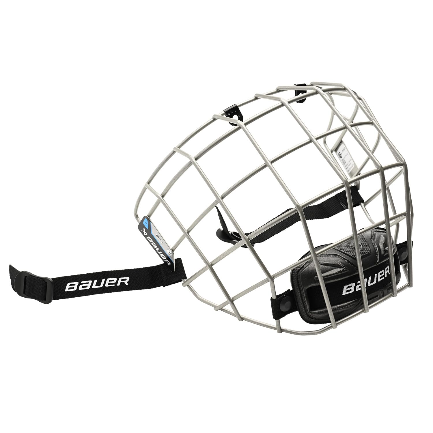 Bauer Facemask Profile I Gitter 2023, Größe:L, Farbe:Silber