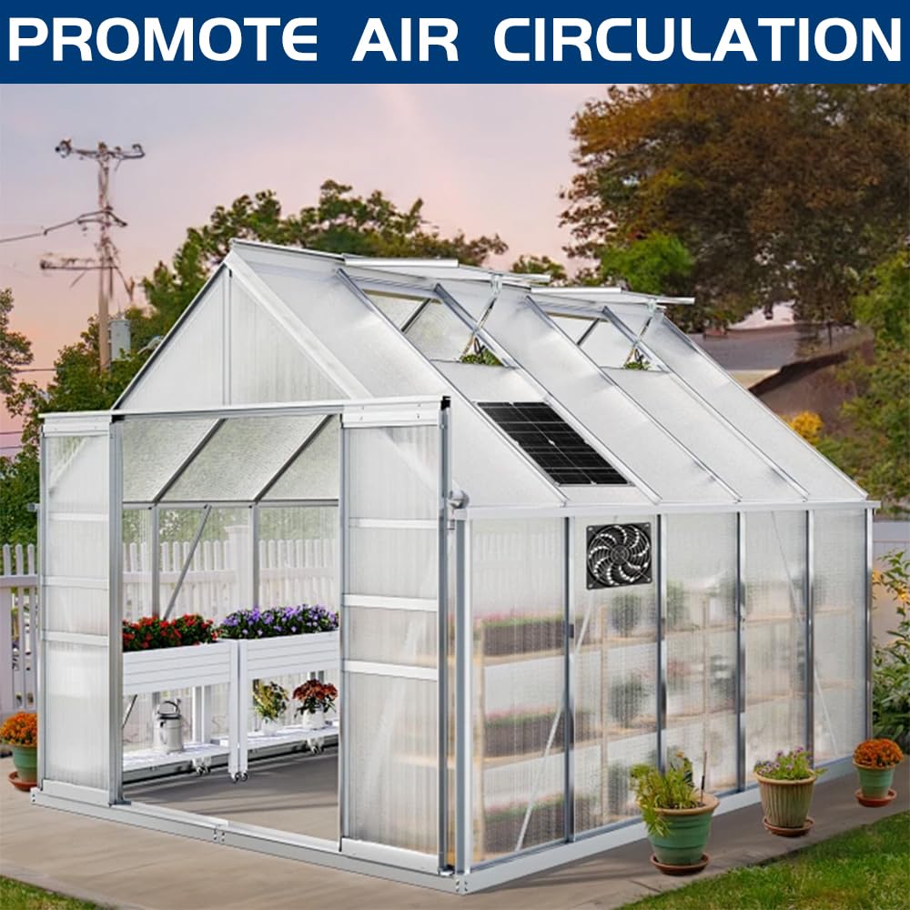 Wentylator solarny, 12 W, wentylator solarny, wodoszczelność IP65, wentylator solarny do małych kurników, szklarni, szop, domków dla zwierząt domowych
