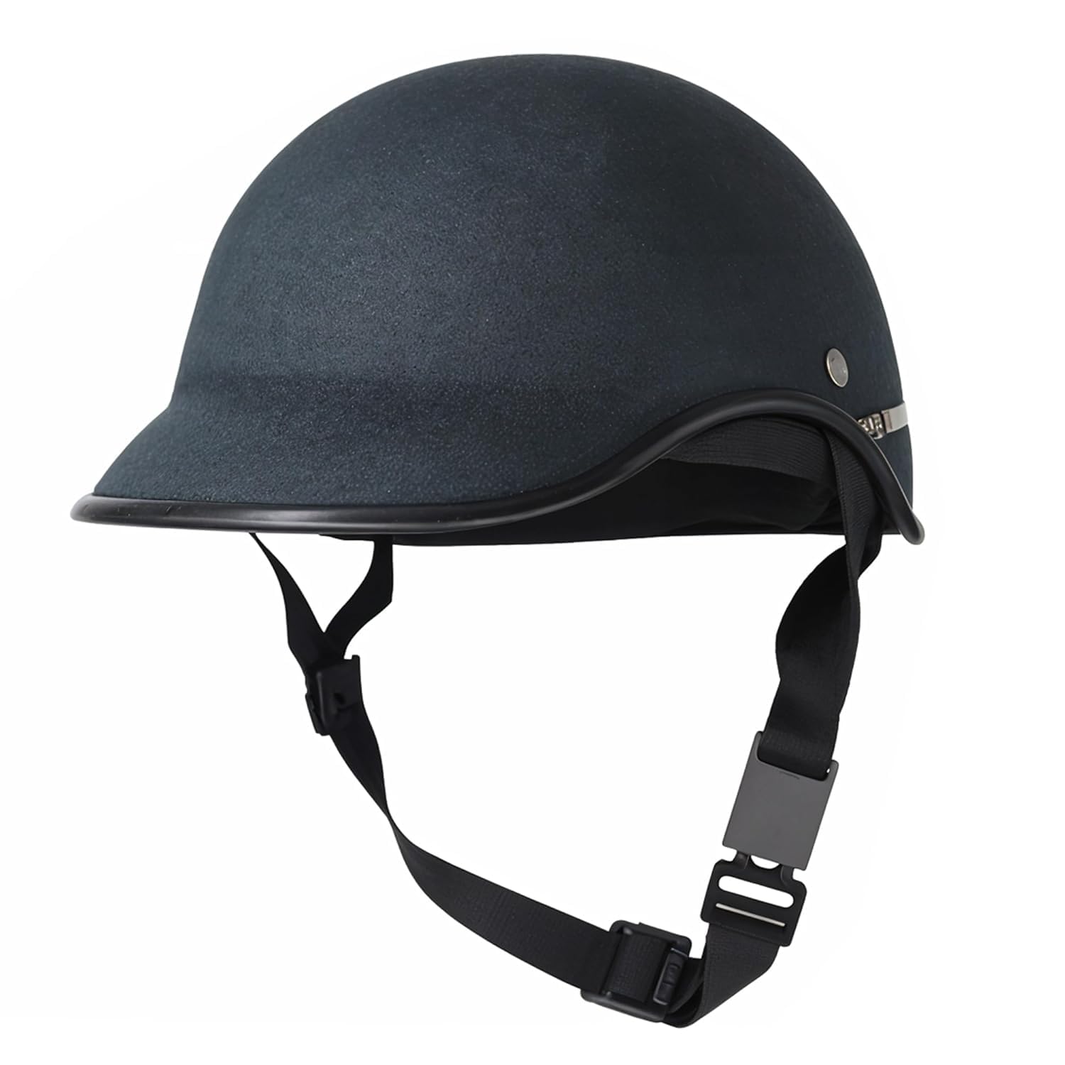 Viscous Open Face Half Helmet | Size M - Black | Lightweight