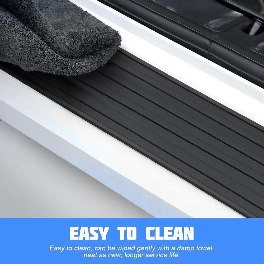 for Mazda 6 2006-2008 Car Rear Bumper Guard Trunk Rubber Protection, Car Rear Bumper Protector Strip