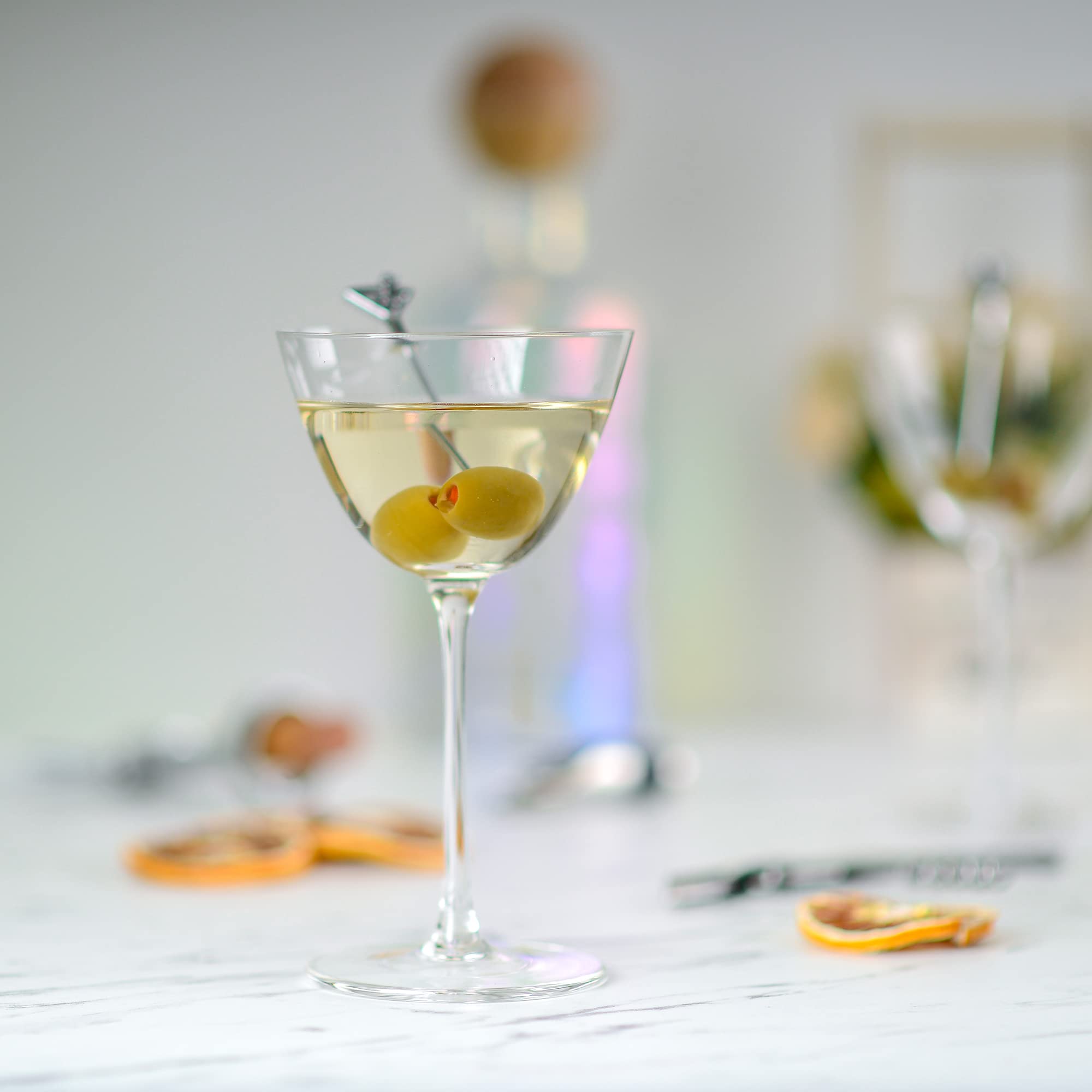 Greenline Goods Martini-Gläser Set – 2 Stück, 200 Ml, Mundgeblasen & Spülmaschinenfest