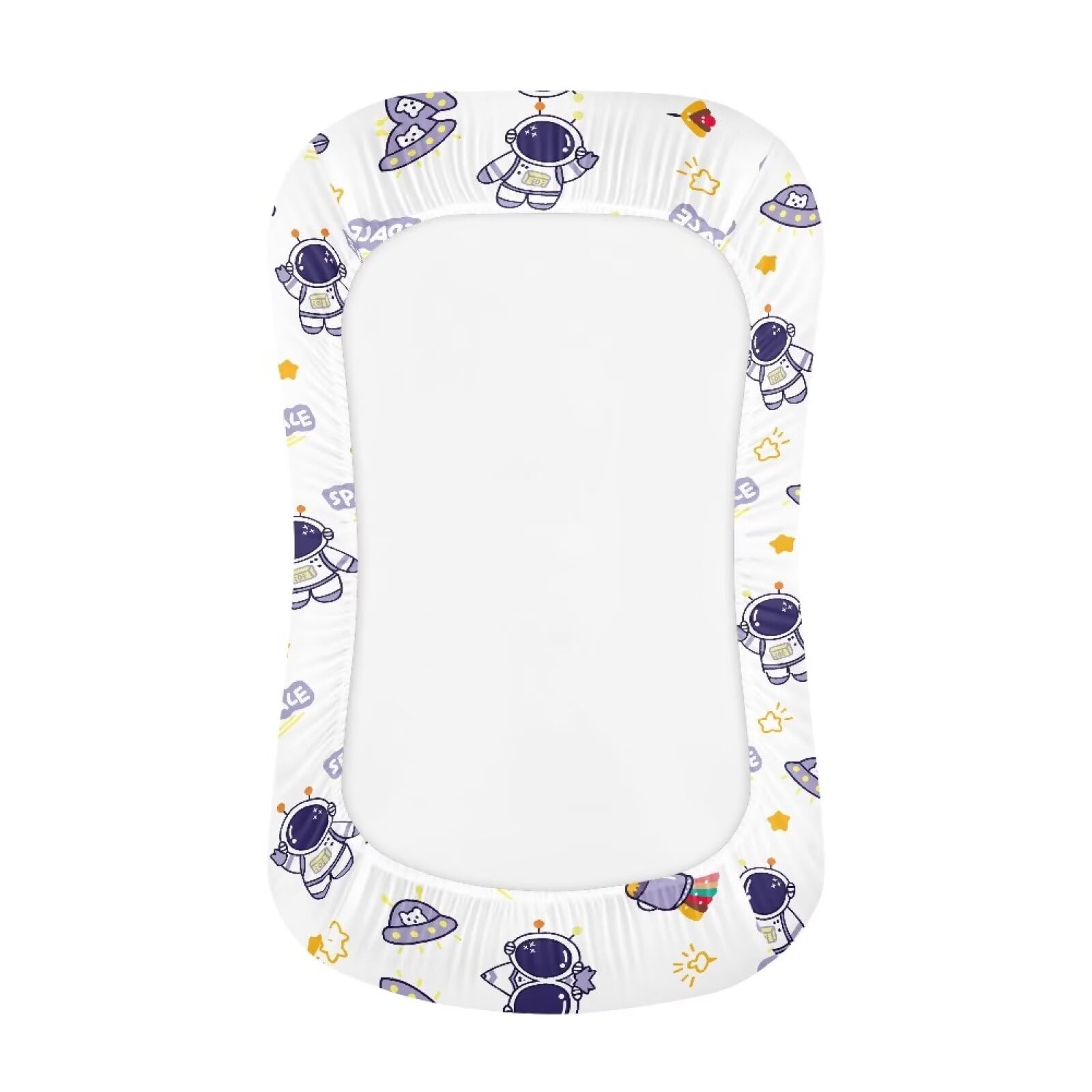 Kathyboom Astronaut Baby Lounger Cover for Newborn Baby Boys and Girls Comfortable Baby Nest Pillow Cover for Infant Baby Boys and Girls