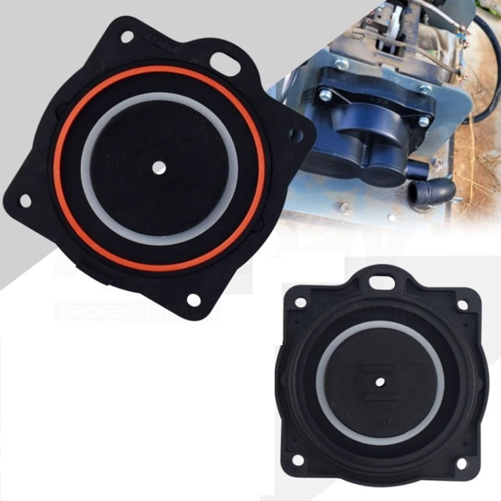 Kit D'entretien Pour Pompes à Air Hiblow HP80/HP60 - Inclut 2 Diaphragmes, 2 Filtres, Vis - Compatible CS103EL, AS500, Etc.
