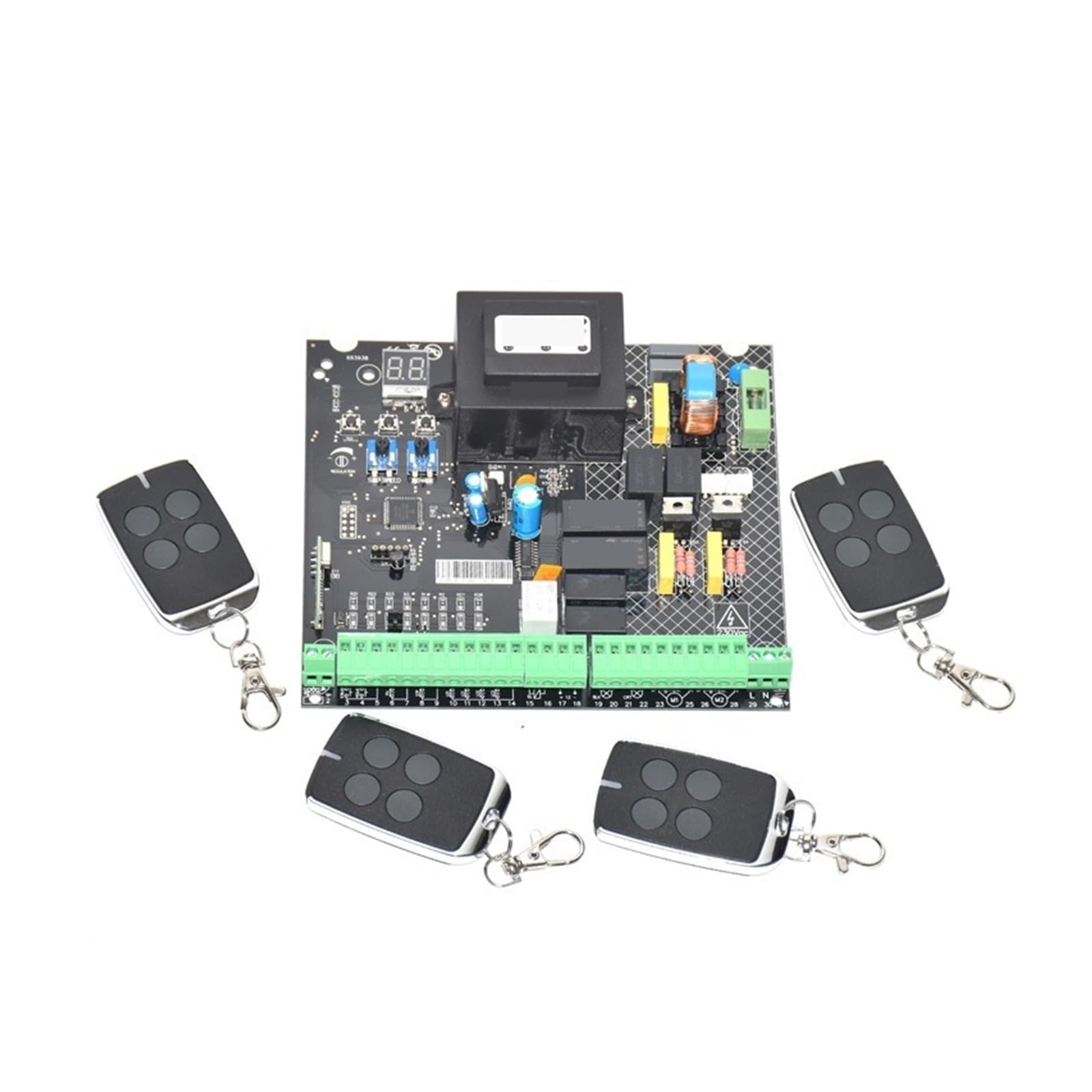 Swing Door Opener Motor Circuit Board Controller Card for AC Swing Linear Motor Actuators Residential, Commercial(2 Remote Board)