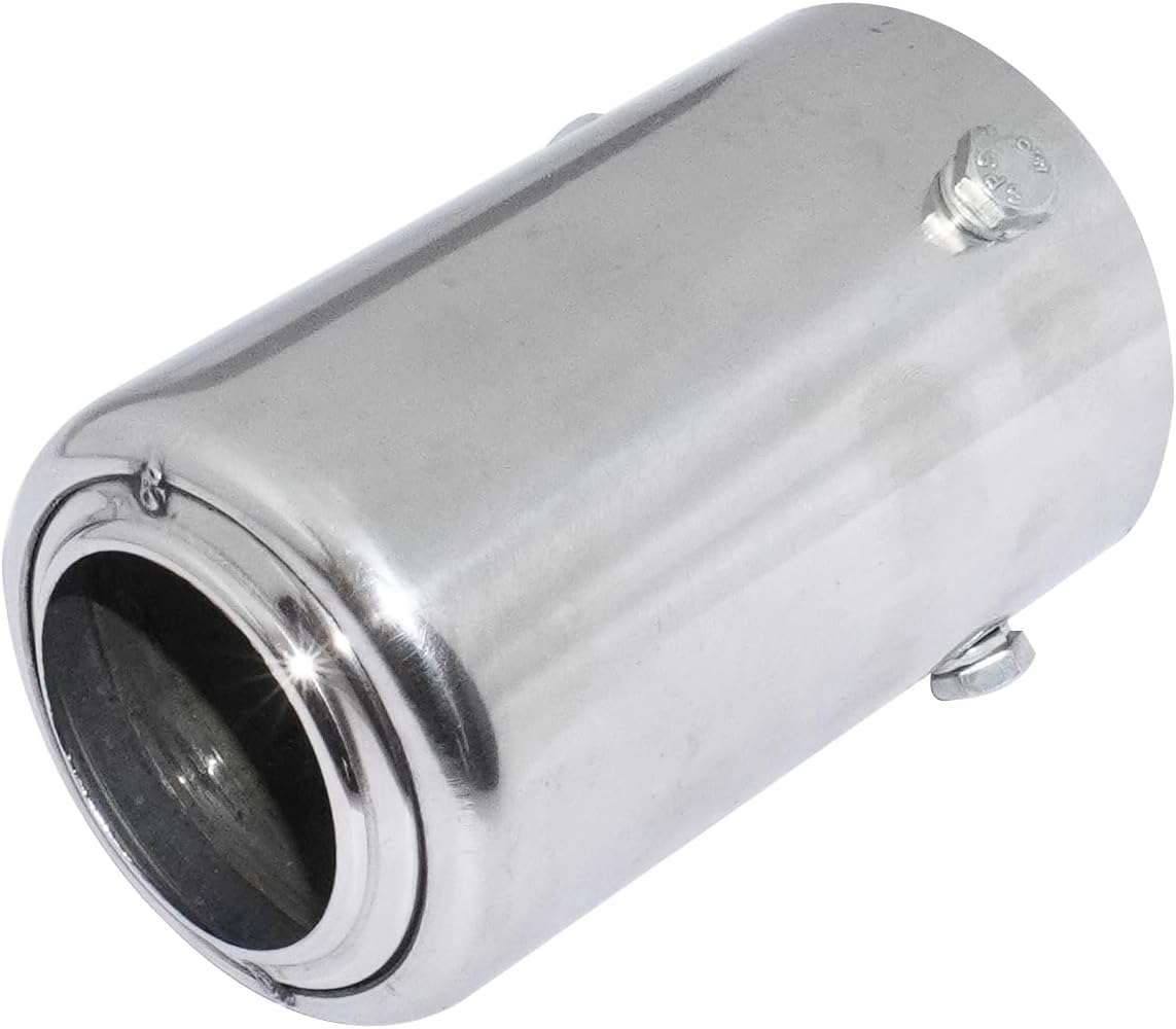 New Universal Stainless Steel Car Exhaust Silencer Pipe Tail Muffler