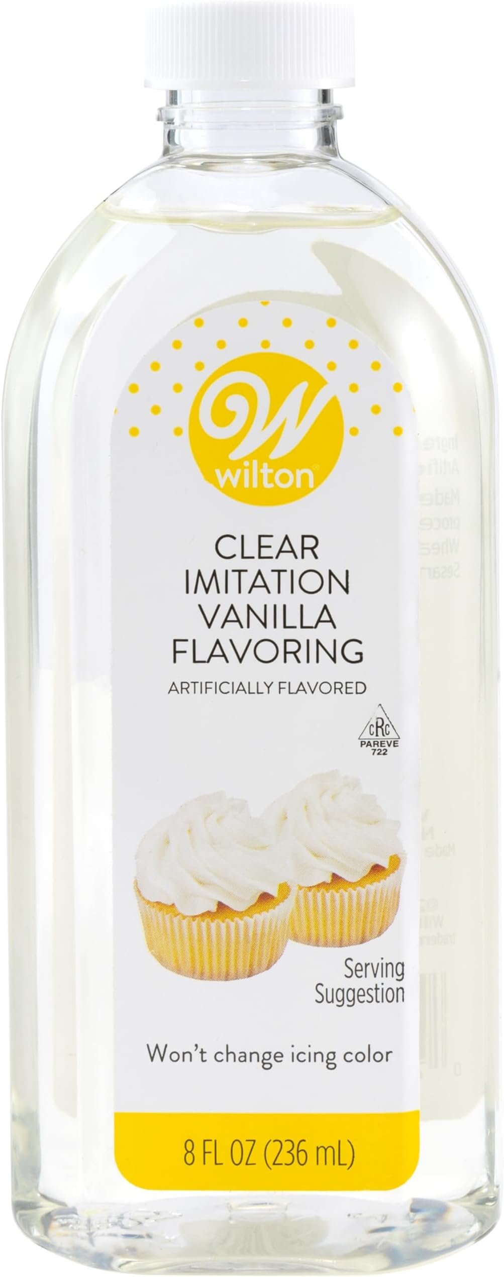 Wilton Clear Imitation Vanilla 8 Oz Bottle