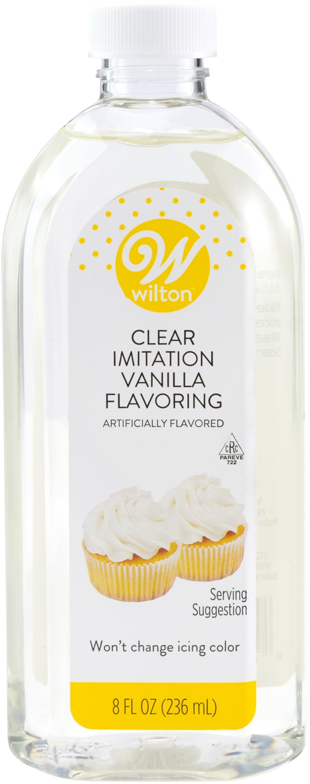 Wilton Clear Imitation Vanilla 8 Oz Bottle