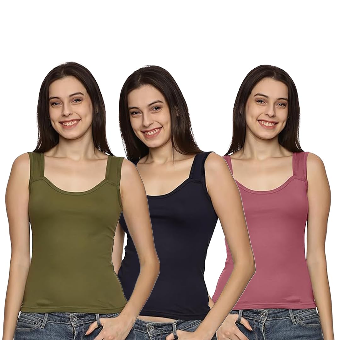 awwni Women's Sleeveless Tank Top | 100% Combed Cotton | Casual Wear | Comfortable Fit | Soft Fabric-picture-28