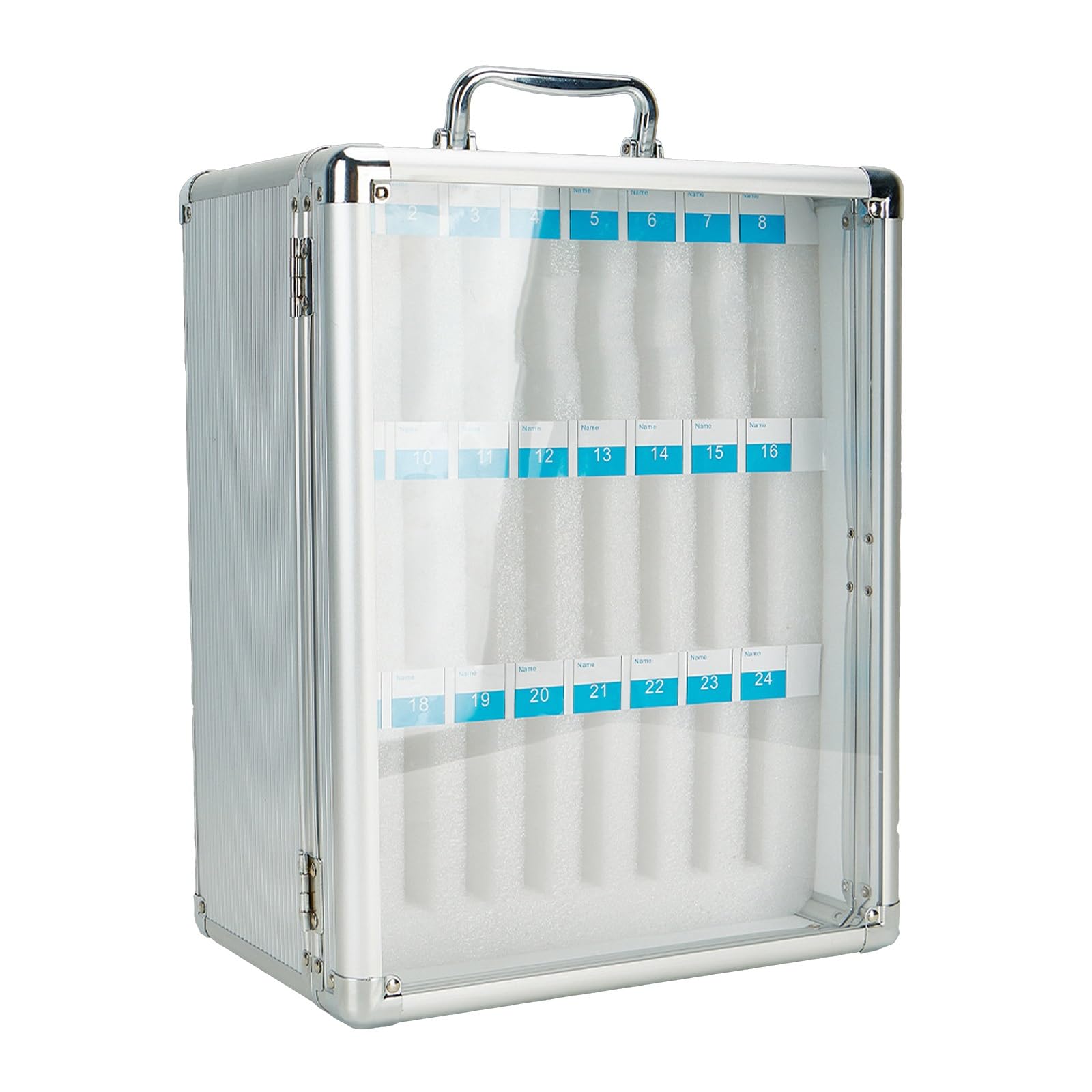 Handy Safe 36 und 48 Fächer, Tragbares Handy Schließfach, Handy Aufbewahrungsbox zur Wandmontage, Handytresor mit Schlössern(31.5cm/12.5in)